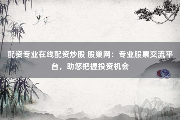 配資專業(yè)在線配資炒股 股巢網(wǎng)：專業(yè)股票交流平臺(tái)，助您把握投資機(jī)會(huì)