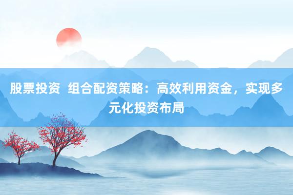股票投資  組合配資策略：高效利用資金，實(shí)現(xiàn)多元化投資布局