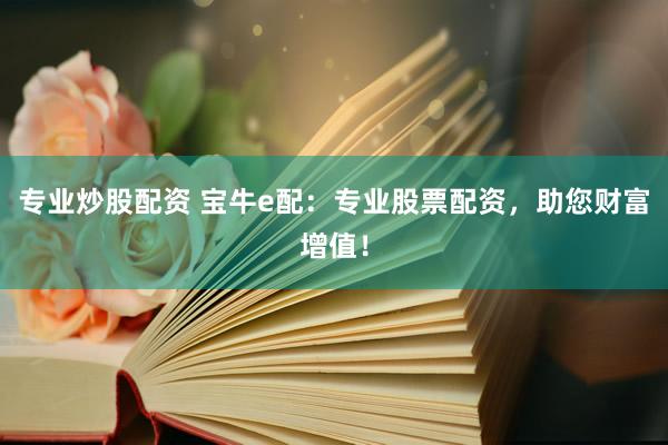 專業(yè)炒股配資 寶牛e配：專業(yè)股票配資，助您財(cái)富增值！
